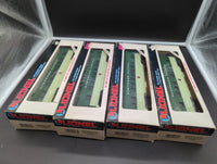 Lionel 6-16036, 6-16037, 6-16038, 6-16039  Northern Pacific Passenger Cars set of 4 O scale Used VG AS IS