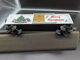 MTH RK-7410 Christmas Semi-Scale Box Car O Scale NEW