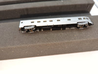 Bachmann 14551 Silver Series Rolling Stock "85" Streamline Fluted Observation With Lighted Interior SantaFe N SCALE Like New