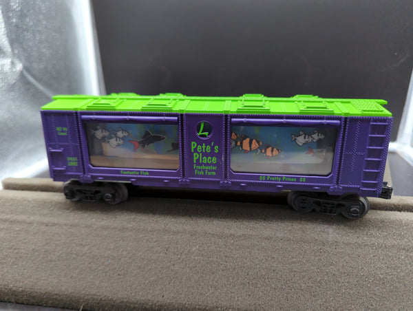 Lionel 6-19965 Lionel Railroader Club animated aquarium car - Pete's Place O SCALE Used