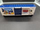 Lionel 6-9671 Walt Disney Mickey Mouse Snow Fantasia Hi Cube Boxcar O scale Used Excellent Damaged Box