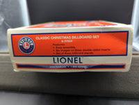 Lionel 6-37854 CLASSIC CHRISTMAS BILLBOARD SET O SCALE Like New