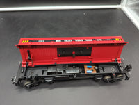 MTH Railking 30-79138 Mon Valley Works Dump Car W/ Operating Bay and Pipe Load  783906 O SCALE Like New