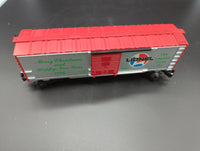 Lionel 1986 Christmas boxcar 6-9491 o gauge holiday train merry New Years O SCALE Like New