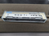 Kato 106-1503 Corrugated Passenger Car Set  (Set A) Chicago, Burlington, & Quincy RPO, Diner, Slumbercoach, Observation 4 car set  N scale  Like New