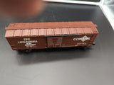 Lionel 6-21756 Conrail overstamped box car set Penn Central & Erie Lackawanna 6464-598 & 698 two car set O SCALE Like New