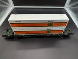 MTH Premier 20-95006 Maersk Husky Stack Car BNSF 780300 . O SCALE Like New