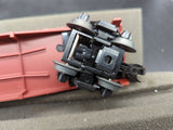 MTH Railking 30-7076C Norfolk Southern Flat Car w/ Trailer  #60420. O SCALE Like New
