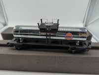 MTH Railking 30-4208A Pennsylvania Chrome Tank Gulf 10278. O SCALE Like New