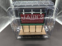 MTH Railking 30-90495 Jahn's Ice Cream Lighted Billboard - Jahn's Ice Cream O SCALE NEW