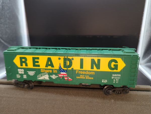 K-Line K-7615 Reading Classic Box Car O SCALE Like New