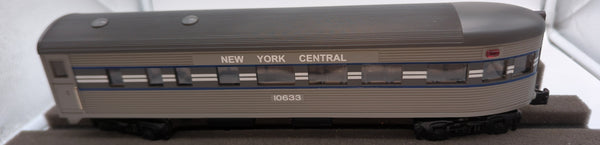 MTH RK-6023  New York Central NYC Streamlined Observation Car O Scale Like New