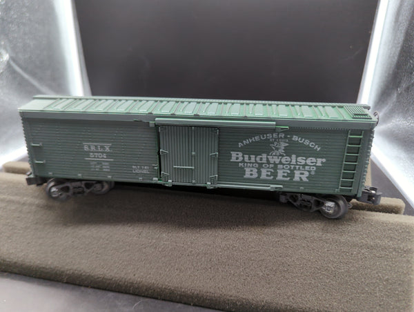 Lionel 6-5704 Budweiser reefer SLRX 1981-82 O scale Like New Damaged Box