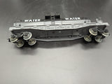 Lionel trains flat car with water tank #6-16390 O SCALE Like New