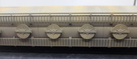 Atlas ACF 3 Bay Cylindrical Hopper ITEM #6301-1  Burlington CB&Q 85402 O SCALE Used Damaged Box Weathered As Is