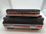 MTH Rail King New Haven O-27 Streamline Vista Dome 30-6131D, 30-6131C, 30-6131E, 30-6131B  (Set of 4) O Scale Like New