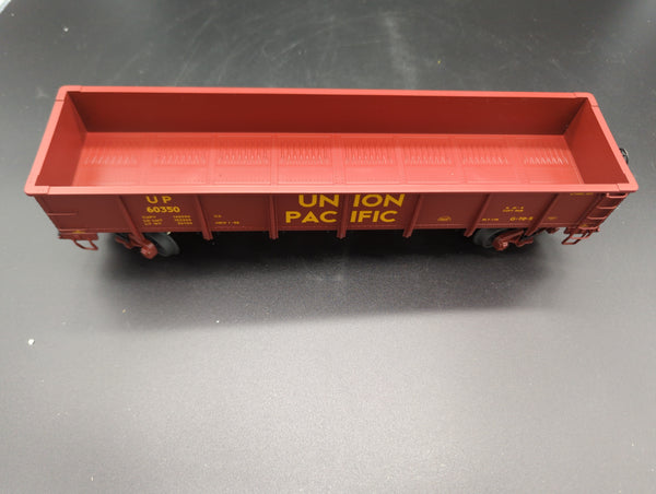 MTH Premier 20-98094 Union Pacific 55 Ton All Steel Drop Bottom Gondola Car No. 60350. O SCALE Like New