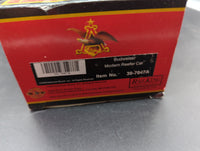 MTH Railking 30-7047a Budweiser Modern Reefer Car O SCALE Like New