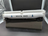 MTH Premier 20-96808 Delta Gas 33K Gallon Tank Car SHPT #170408 O SCALE Like New