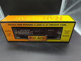 MTH Railking 30-74470 Pittsburg & Shawmut 34' Box Car - 19th Century - Pittsburg Shawmut & Northern O SCALE Like New