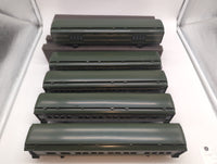 2511 Williams New York Central (NYC) Green Madison (5 Car Set 100, 101, 102 ,103, 104)  O Scale Like New Damaged Box