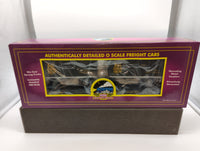 MTH Premier 20-98182 New England Flat Car w/(2) 20' Trailers O Scale NEW