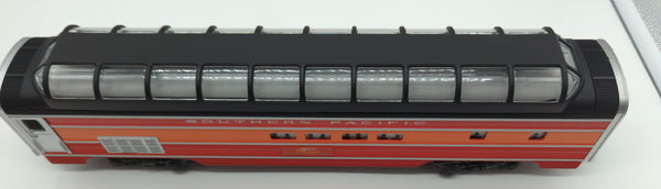 Lionel 6-19107 Southern Pacific full vista dome passenger car O SCALE Like New