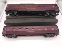 RailKing 2-Car 60' Streamlined Sleeper/Diner Passenger Set  O Scale Like New