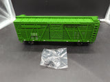 MTH Premier 20-94527 Burlington Steel Sided Stock Car CB&O 53076. O SCALE Like New