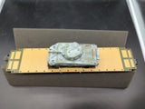 MTH Premier 20-90697C U.S. Army Flat Car w/(1) M4 Sherman Tank #38420  O SCALE Like New