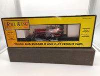 MTH Railking 30-76249 New Haven Flat Car w/Rescue Boat O Gauge O SCALE Like New