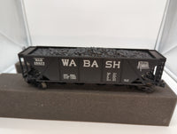 Lionel 6-16417 Wabash black quad hopper car with coal 1995 O SCALE Like New