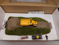 K-Line K-42414 Dump Truck Construction Scene O SCALE Used Excellent