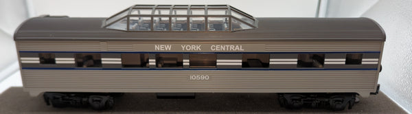 MTH RK-6022 New York Central Streamlined Vista Dome Car #10590 O Scale Like New