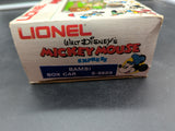 Lionel Walt Disney Mickey Mouse Express Bambi box car train 6-9669  O Scale Used Excellent