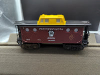 Lionel 6-6908 PRR porthole caboose O SCALE Like New