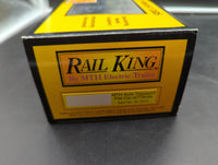 MTH Railking 30-7613 MTH w/T-Birds Car no. 1957 ABS Body metal coupers and trucks 2 die cast Ertl T-birds O SCALE Like New