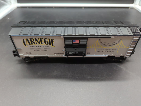 LIONEL TCA CARNEGIE STEEL GRAY PITTSBURGH PENNSYLVANIA BOX CAR 6-84595 O SCALE NEW