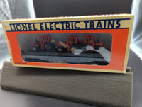 Lionel 6-16907 flatcar with three farm tractors O SCALE Like New