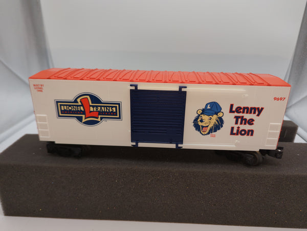 Lionel 6-29232 Lenny the Lion hi-cube boxcar O SCALE Like New
