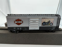 MTH Premier 20-90228C Harley-Davidson 2005 Fat Boy 40'Box Car 2005. O SCALE Like New