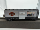 MTH Premier 20-90228C Harley-Davidson 2005 Fat Boy 40'Box Car 2005. O SCALE Like New