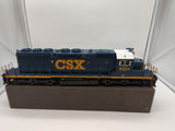 MTH Premier 20-20153-1E CSX  SD40-2 Diesel Engine W/Proto Sound 2.0 O SCALE Like New