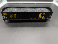 MTH Premier 20-97675 Chessie 70-ton 3-Bay Hopper Car - Chessie O SCALE Like New