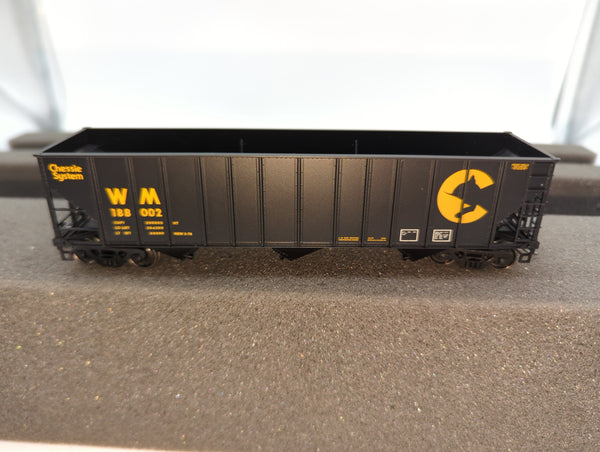 Bowser 40698 Chessie Ststem WM 100 Ton Hopper 188002 HO Scale NEW