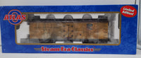Atlas 6708-7 O SCALE PACIFIC FRUIT EXPRESS WOODSIDE REEFER CAR (3 RAIL) #35278 NEW Weathered As Is