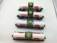 Lionel #6-21769 set of 4 centennial tankers sequential 19621-24 O gauge 1999 O SCALE Used Excellent Damaged Box