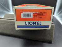 Lionel 6-16957 depressed center flatcar with Ertl die-cast case 4WD tractor AZ O SCALE Used Excellent