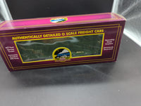 MTH Premier 20-94527 Burlington Steel Sided Stock Car CB&O 53076. O SCALE Like New