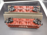 Lionel 2326129 SOUTHERN PACIFIC 100T HOPPER 2-PACK (2326125 100T Hopper #481120 & 2326126 100T Hopper 481144) O SCALE Like New